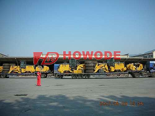 Yesterday,we shipped six units YTO wheel loader to South America