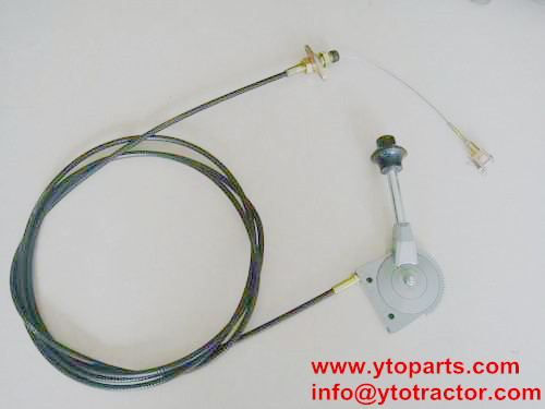 Hand throttle wire for YTO road roller