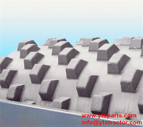 Padfoot wheel for YTO road roller